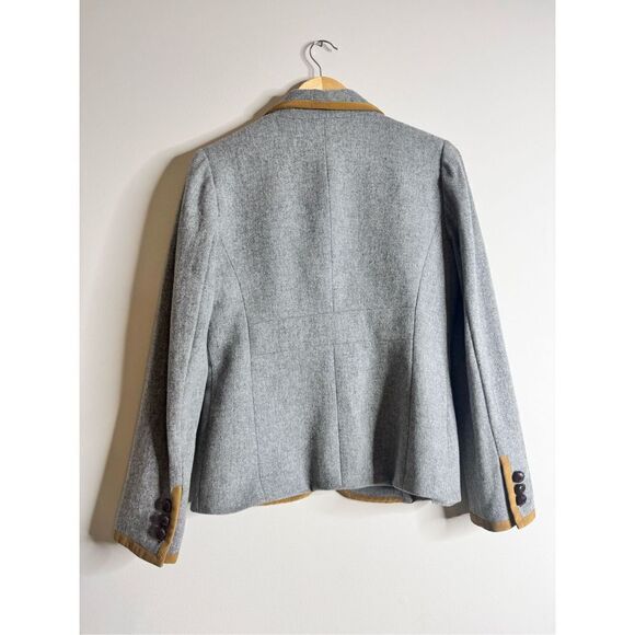 J.crew wool blend grey blazer sz S - Picture 5 of 5